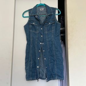 Vintage Calvin Klein Denim Dress/Cover